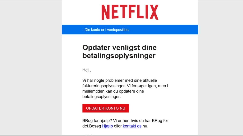 Det er ikke film: Bruger Netflix til at franarre dig private oplysninger