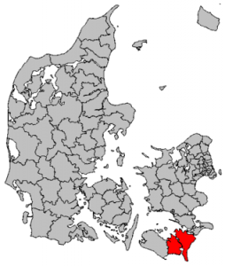 Kommunekort Guldborgsund