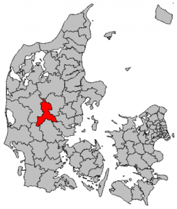 Kommunekort Ikast-Brande