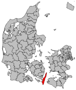 Kommunekort Langeland