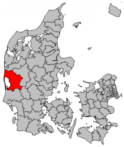 Kommunekort Ringkøbing-Skjern