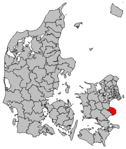 Kommunekort Stevns