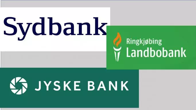 negativ rente jyske bank sydbank ringkjøbing landbobank