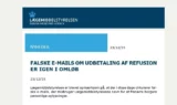 En nyhed fra Lægemiddelstyrelsen advarer borgere om falske mails dateret 25/12/23, der fejlagtigt kræver tilbagebetaling af medicintilskud. Myndighederne råder til årvågenhed over for disse falske e-mails, der misbruger agenturets navn.