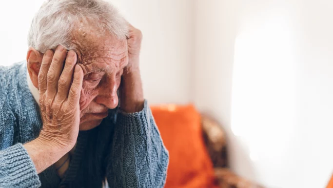 Genrefoto af mand med Alzheimers